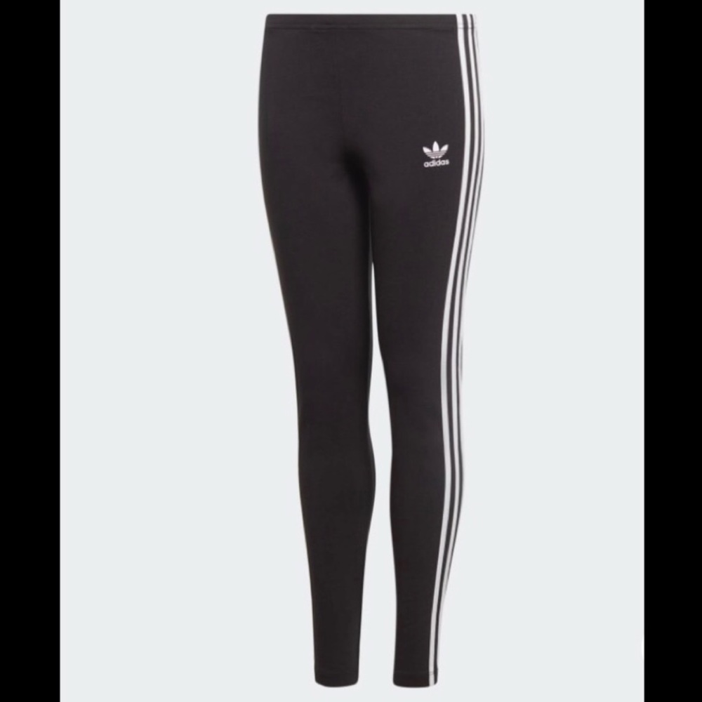 ADIDAS LEGGINGS TREFOIL BLACK/WHITE LEGGINGS - Picture 9 of 14